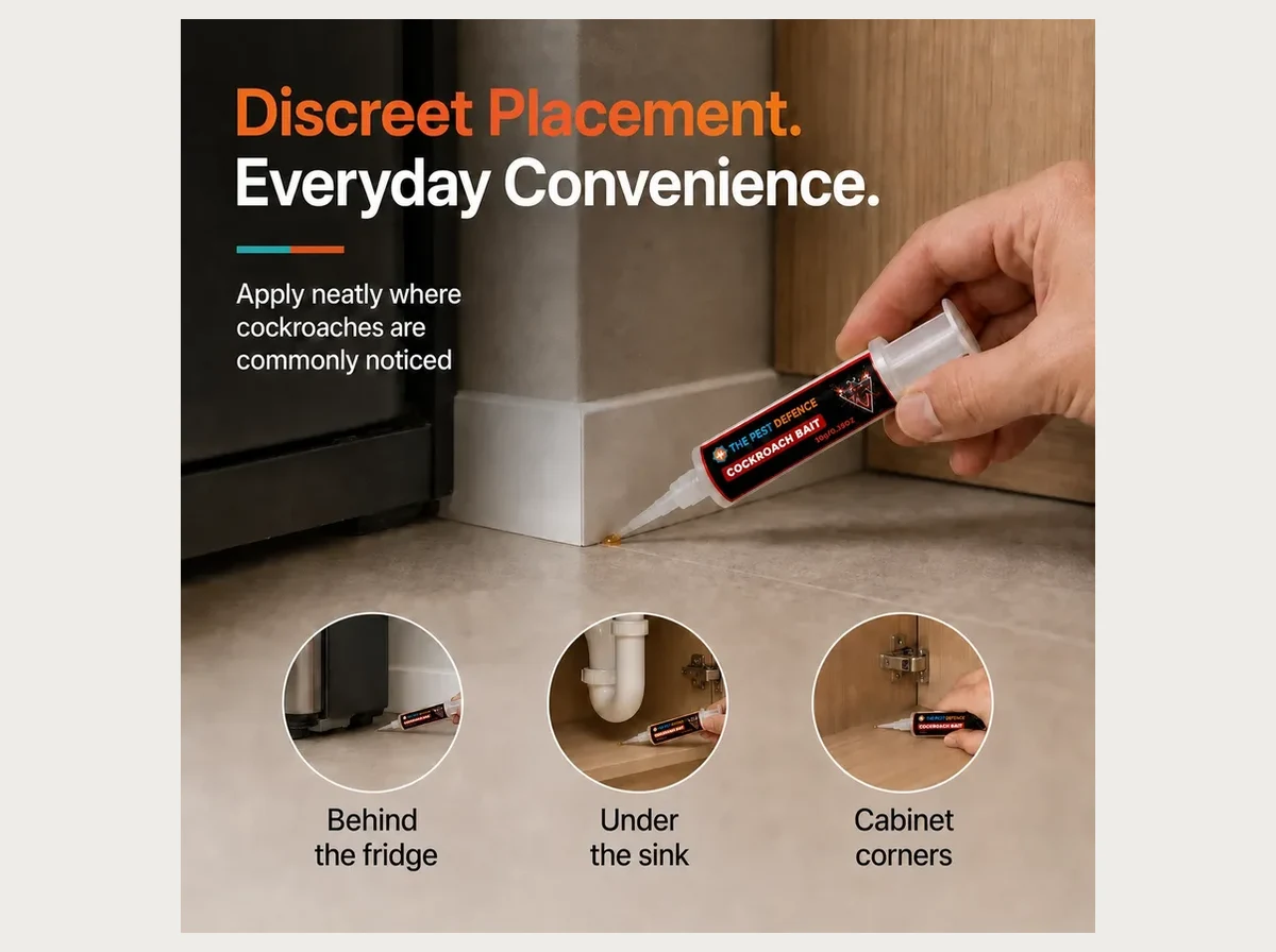 Pest Defence Cockroach Bait Gel Syringe Everyday Experience